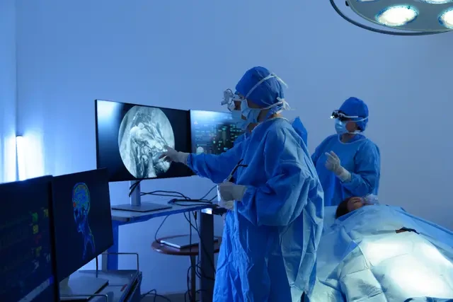 The child was reportedly permitted inside the operating room.