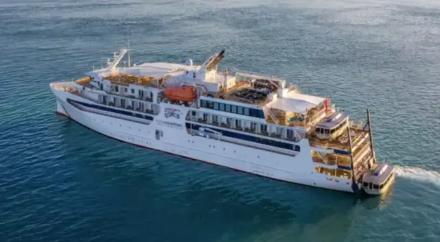 Suzanne Rees was on a 60-day trip around Australia onboard the Coral Adventurer.