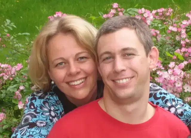 The man has since found love with his wife, with the pair welcoming a son into the world.