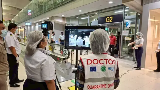 Thailand is among the countries introducing Covid-style measures at airports.