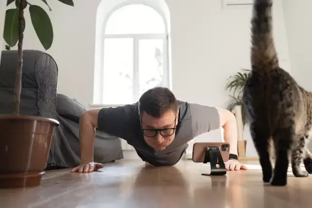 You can do a push-up just about anywhere.