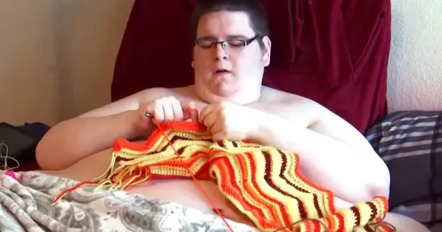 Sean Milliken took up knitting as he lay bedridden.
